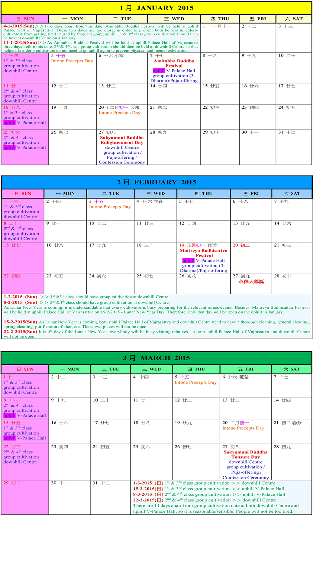 uphill cultivation calender-2015 jan-mar Eng